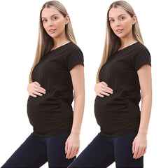 Women's Side Ruched Maternity T-Shirt