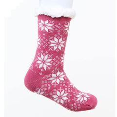 Ladies 4.7 tog Thermal Fleece Heat Socks