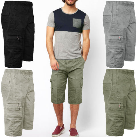 Men Knee Lenght Cargo short