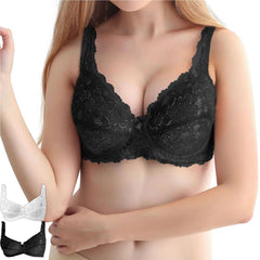 NEW WOMEN LADIES LACE BRA SEXY FULL CUP UNDERWIRED FULL SUPPORT ULTIMATE COMFORT