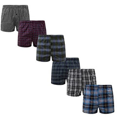 6 PAIRS MENS BOXER SHORTS CLASSIC NEON WAIST BAND UNDERWEAR BRIEF HIPSTER TRUNKS