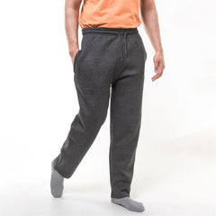 Mens Jogging Sweat Pants Brushed Fleece Elasticated Waist Bottoms Gym Trousers