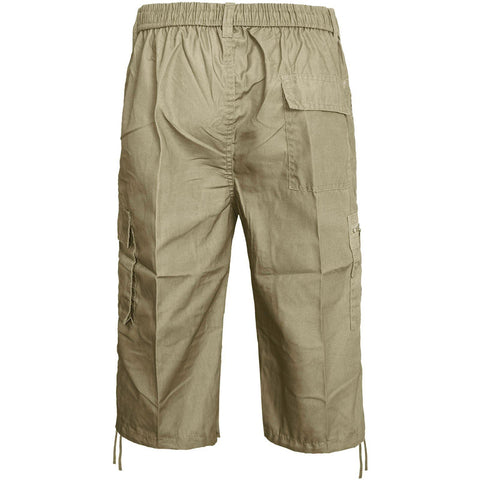 Men's 3/4 Length Cargo Shorts