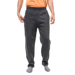 Mens Jogging Sweat Pants Brushed Fleece Elasticated Waist Bottoms Gym Trousers