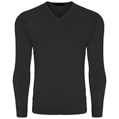MENS KNITTED JUMPER VNECK SOFT CASUAL FORMAL PULLOVER KNITWEAR GOLF SWEATER TOPS