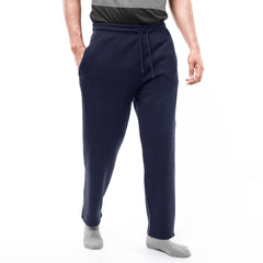 Mens Jogging Sweat Pants Brushed Fleece Elasticated Waist Bottoms Gym Trousers