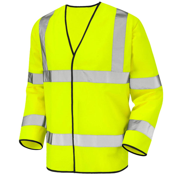 Hi Viz Vis Visibility Security Top Reflective Tape Safety Executive Work Jacket